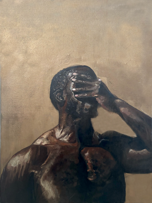 Golden strength, 2023. 60/80 cm