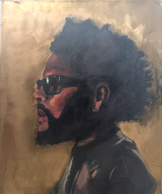 The weeknd painting, 2023. 40x50 cm